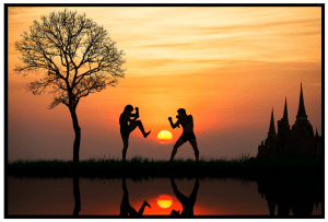 Muay Thai. Kickboxing. Martial Arts Training. Conditioning. Fight Club. Art of eight limbs