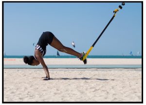 TRX pike. Abs exercise. Functional workouts.