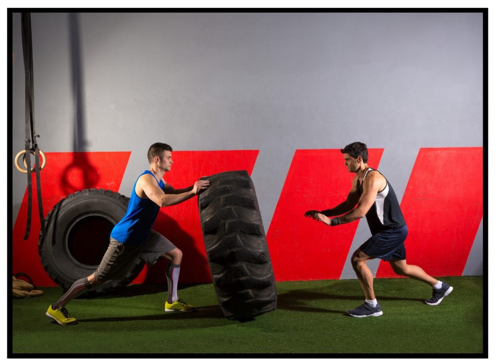 Functional Fitness. Whole Body workouts. Tire drills.