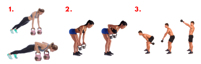 Kettlebell Flow Workout. Cardio training. Strength and conditioning. Flexibility training. Functional training.