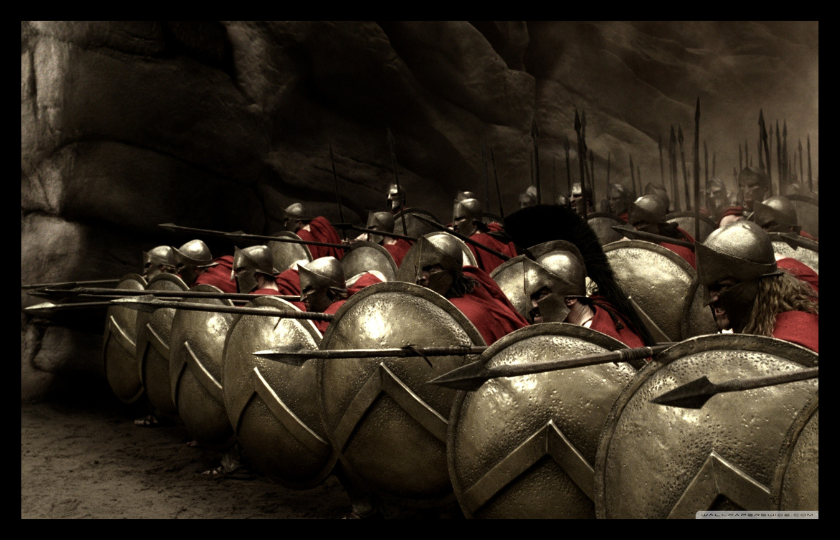 Guy recreates famous 300 battle scene in gym – SPARTA