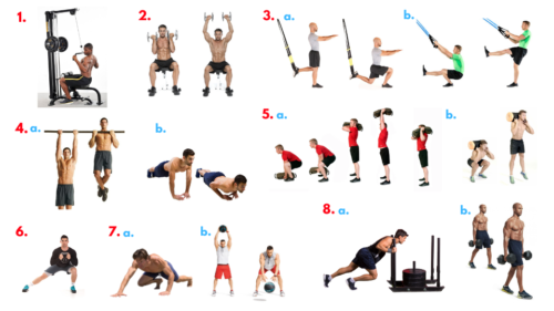 Functional fitness. Hiit workout. Muscular endurance. High intensity interval training. Calisthenics. Resistance Training.