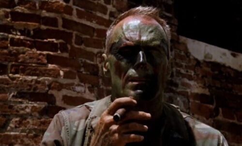 Gunnery Sergeant Highway training Marines in Heartbreak Ridge