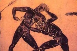 Pankration. Greek culture. Greek history. History of the Olympics. Ancient civilisations. Ancient civilizations. greco roman wrestling