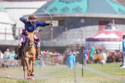 Mongolian Horseback Archery.Far East Asian Martial Arts.Asian Martial Arts.