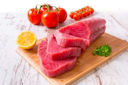 Healthy eating. Nutrition. Tuna.
