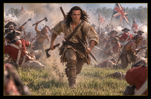Last of the Mohicans workout featuring Hawkeye charging through a forest ambush as British troops battle around him on the American frontier.
