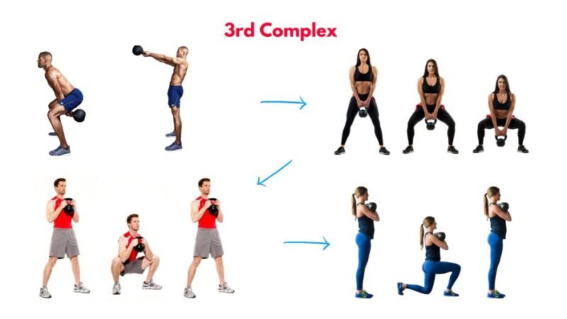 Brutal strength cluster from the Blade Workout – barbell cleans, squats, dumbbell presses, and kettlebell combos for hypertrophy, explosiveness, and functional violence.