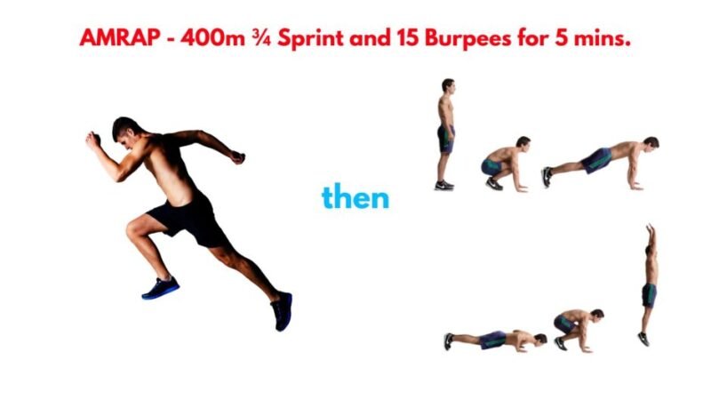Explosive conditioning circuit from the Blade Workout – featuring kettlebell swings, med ball slams, battle ropes, burpees, and shadow boxing to build Daywalker-level speed and endurance
