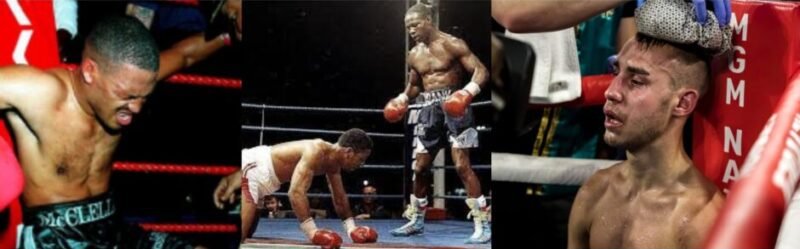 Michael Watson, Gerald McClellan, and Maxim Dadashev highlighting boxing’s tragic history of injuries and fatalities.