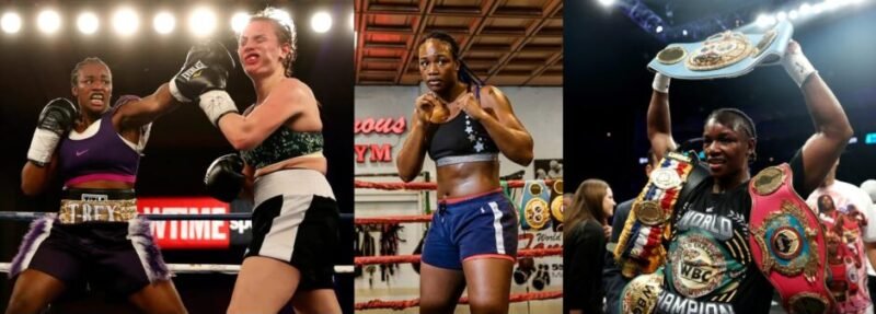 Claressa Shields representing the rise of modern women’s boxing in the United States, symbolising the sport’s evolution toward equality, power, and global recognition.