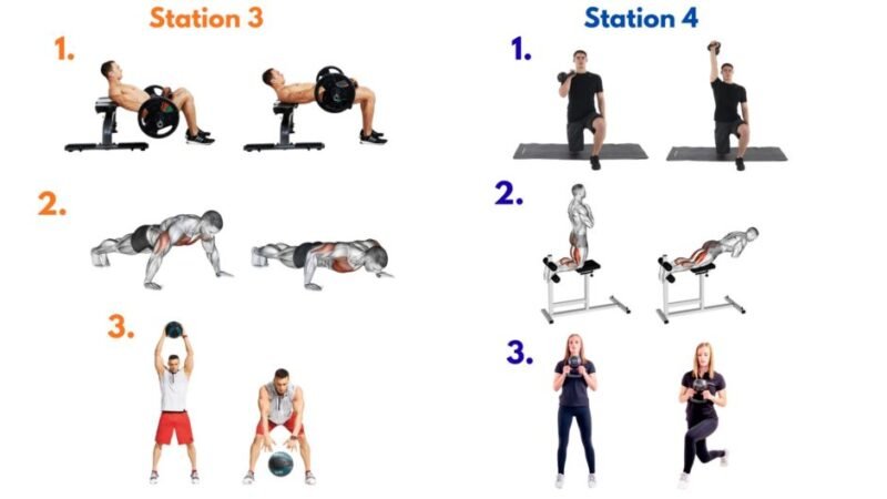 Tempo presses, split squats, pull-ups, unilateral lifts, controlled conditioning drills, and structured sprint intervals with strict execution standards.