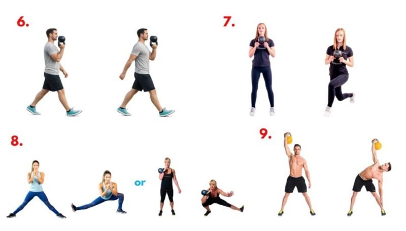 Athlete demonstrating The High Table workout from the John Wick Workout series, featuring advanced kettlebell skills, balance, and precision-based movements.