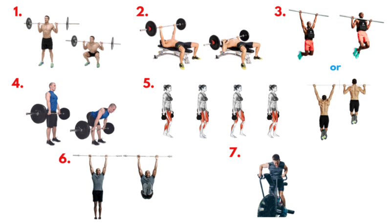 Quiver workout circuit exercise demonstration