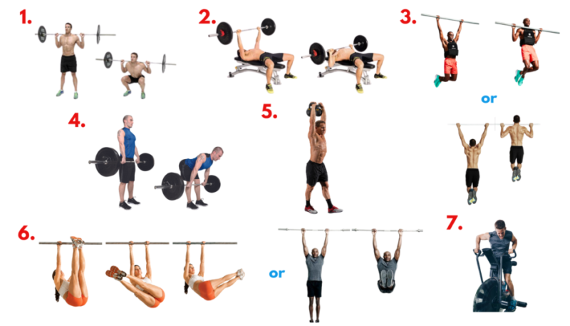 Quiver workout circuit exercise demonstration