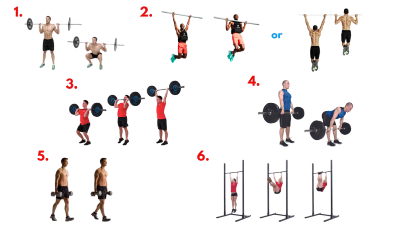 Quiver workout circuit exercise demonstration