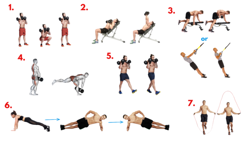 Year One workout circuit exercise demonstration