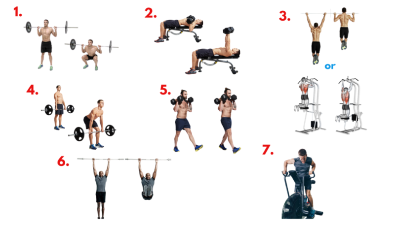 Year One workout circuit exercise demonstration