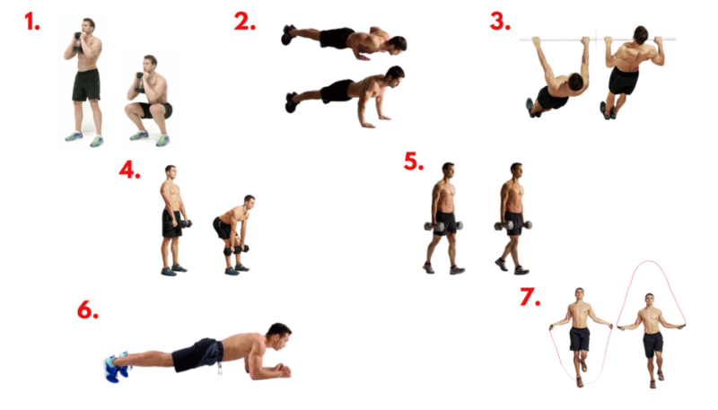 Year One workout circuit exercise demonstration