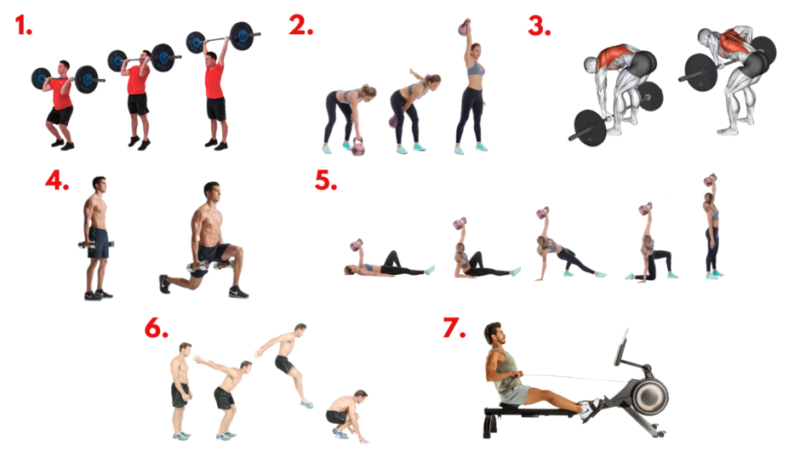 Quiver workout circuit exercise demonstration