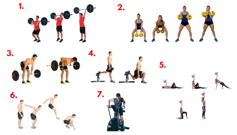 Quiver workout circuit exercise demonstration