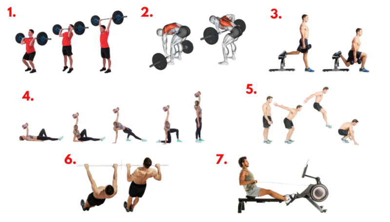 Quiver workout circuit exercise demonstration