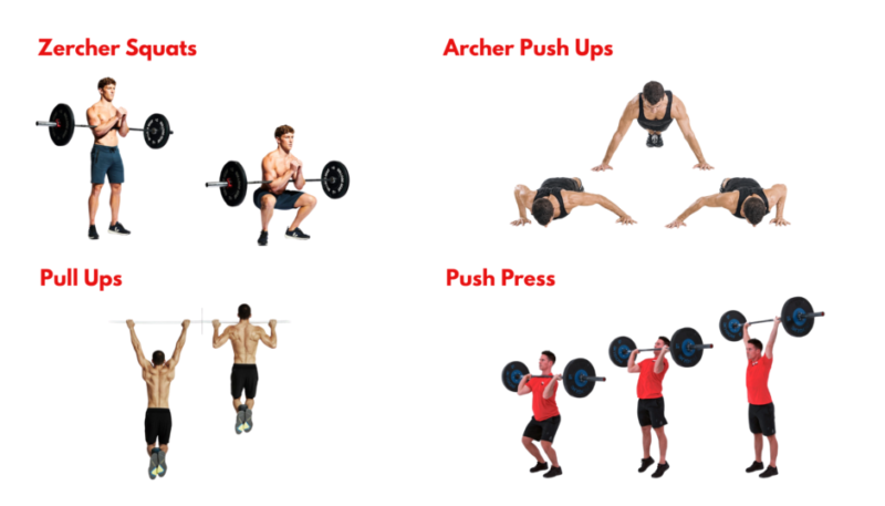 Quiver workout circuit exercise demonstration