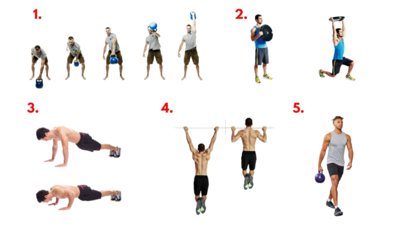 Quiver workout circuit exercise demonstration