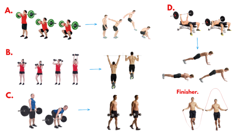 Longbow Hunters workout circuit exercise demonstration