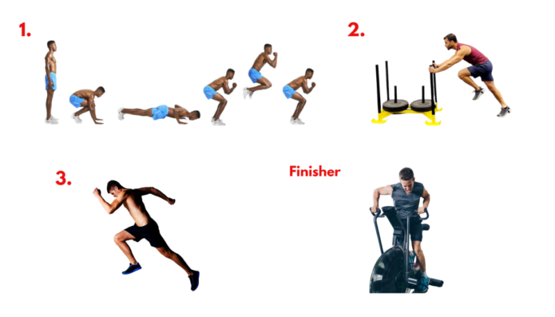 Longbow Hunters workout circuit exercise demonstration