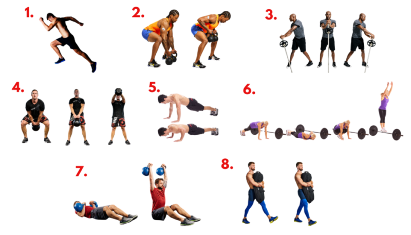 Where Angels Fear to Tread workout circuit exercise demonstration