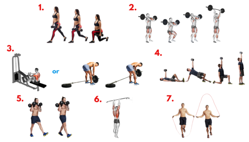 Year One workout circuit exercise demonstration