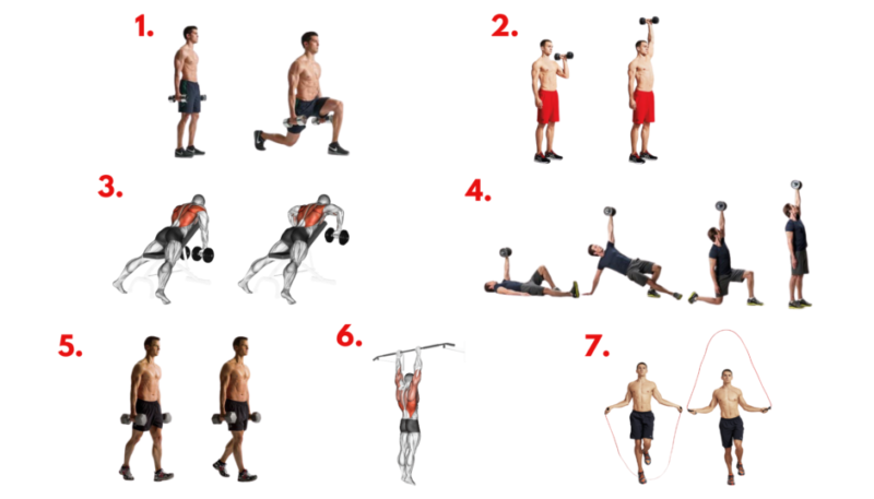Year One workout circuit exercise demonstration