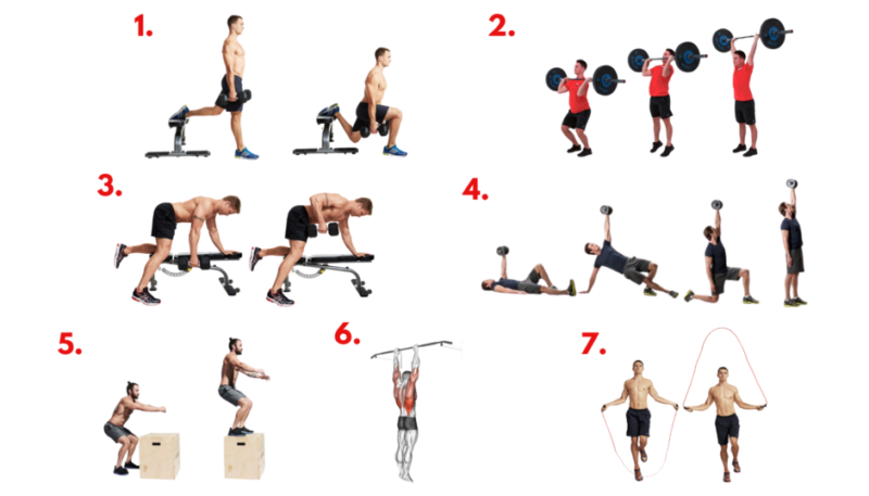 Year One workout circuit exercise demonstration