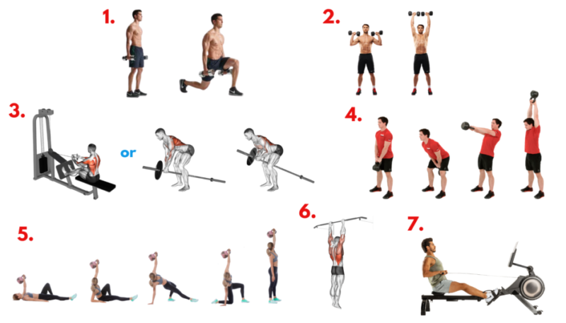 Quiver workout circuit exercise demonstration