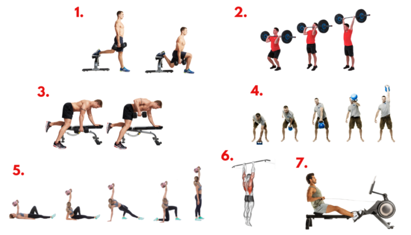 Quiver workout circuit exercise demonstration