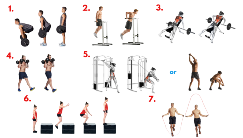 Quiver workout circuit exercise demonstration