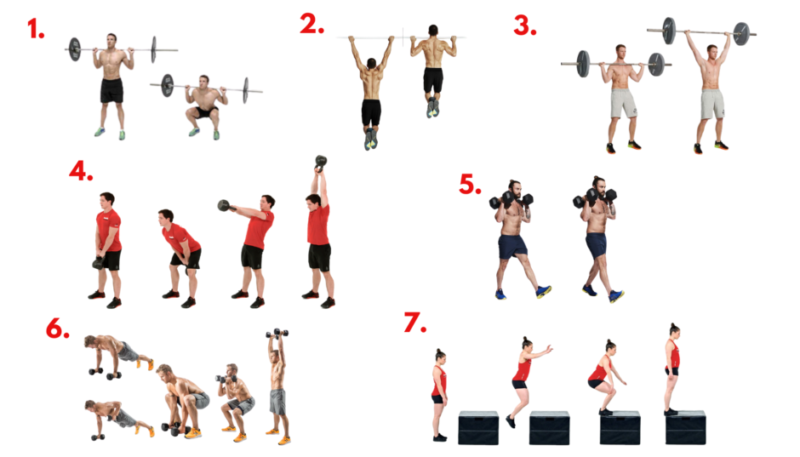 Quiver workout circuit exercise demonstration