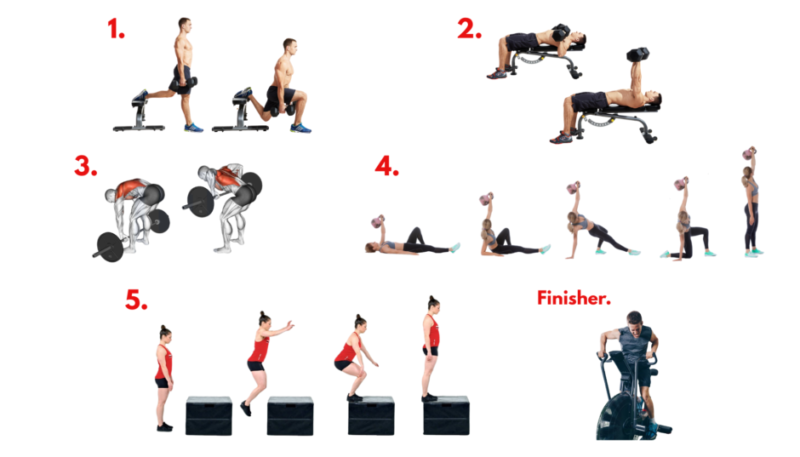 Quiver workout circuit exercise demonstration