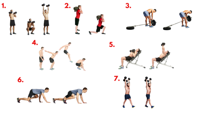 Longbow Hunters workout circuit exercise demonstration