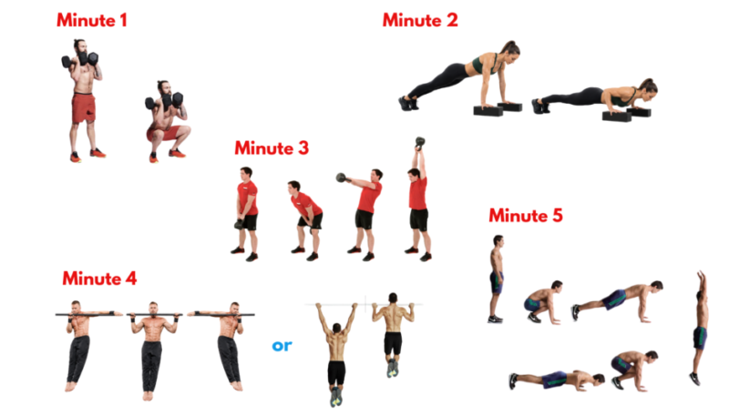 Longbow Hunters workout circuit exercise demonstration