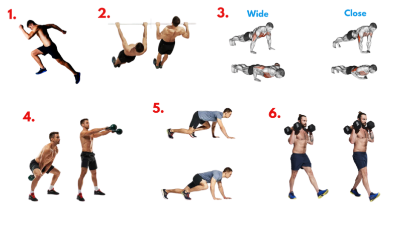 Longbow Hunters workout circuit exercise demonstration