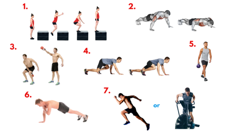 Year One workout circuit exercise demonstration