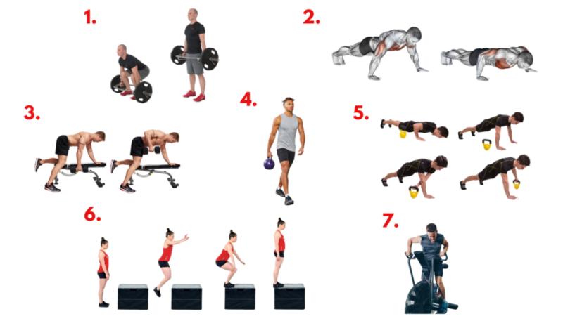 Quiver workout circuit exercise demonstration