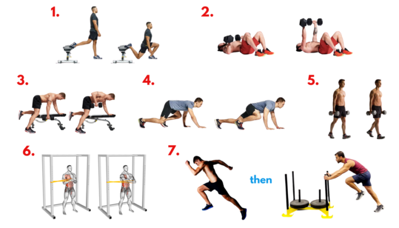 Year One workout circuit exercise demonstration