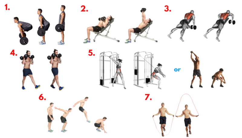 Quiver workout circuit exercise demonstration