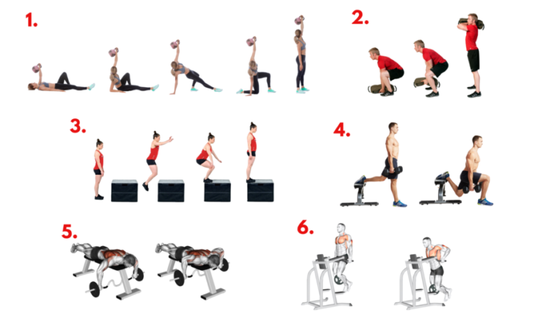 Longbow Hunters workout circuit exercise demonstration