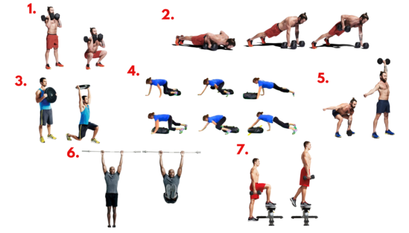 Longbow Hunters workout circuit exercise demonstration