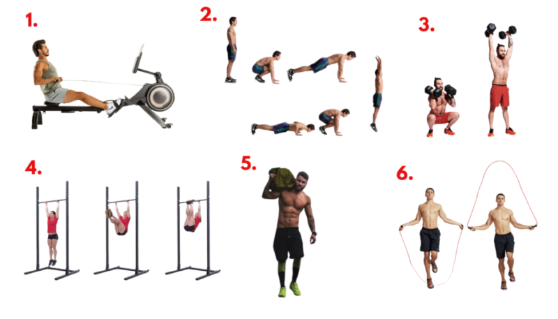 Quiver workout circuit exercise demonstration