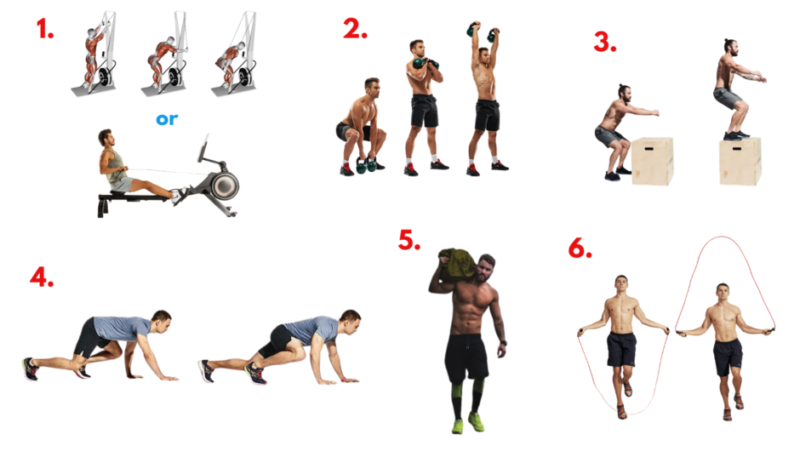 Quiver workout circuit exercise demonstration